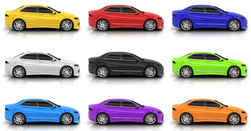 The psychology of car colours in focus