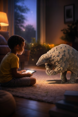 Face-to-face with a pangolin: Free AR app launches for World Pangolin Day