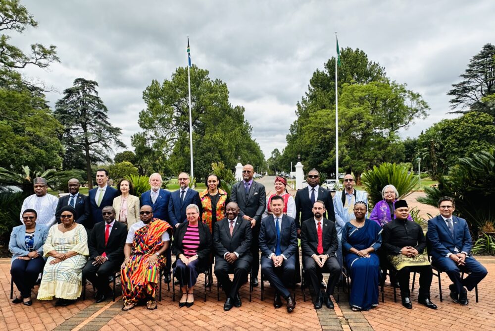 A moment of diplomacy and global connection