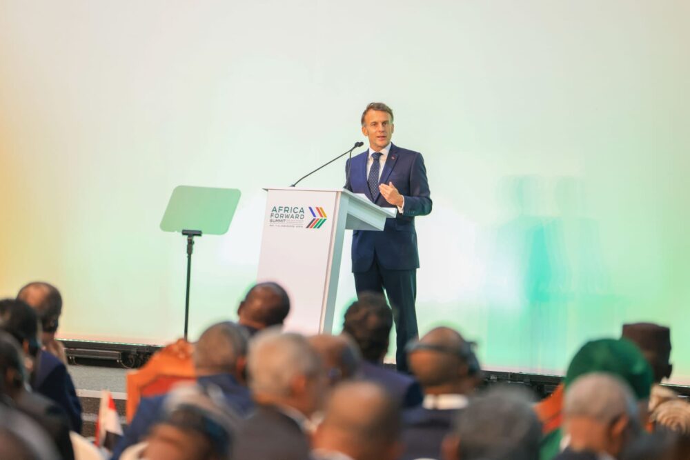 Africa Forward Summit and President Macron screamed