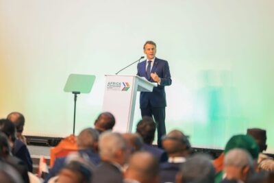 Africa Forward Summit and President Macron screamed