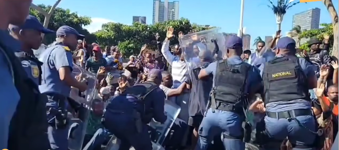 Foreigners seek UN intervention after Durban police station standoff
