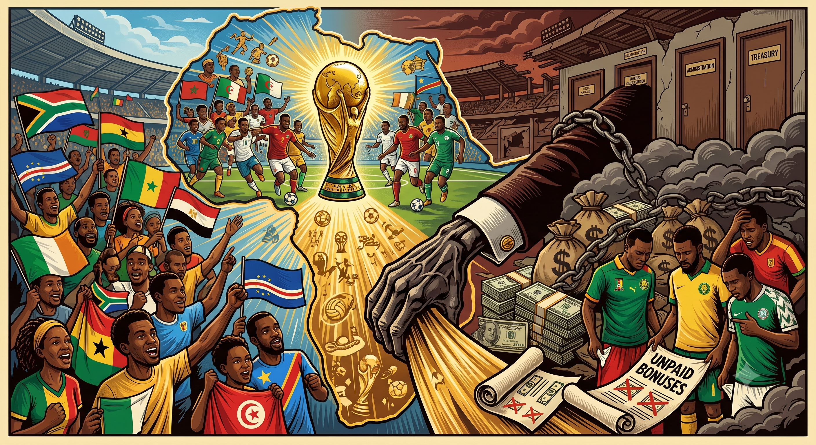 The anxious money wait: Why African soccer fans dread paymen