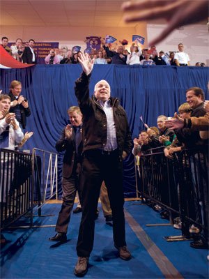 The Republican presidential candidate at a rally at the University of Northern Iowa in Cedar Falls, Iowa, on Sunday October 26. Photograph: Stephen Crowley/The New York Times